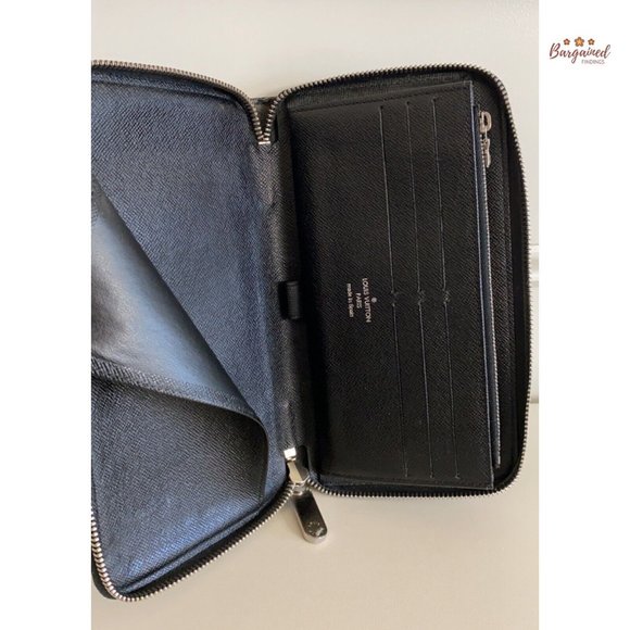 Authentic Louis Vuitton Damier Graphite Canvas Zippy Organizer Large Wallet - Picture 11 of 12